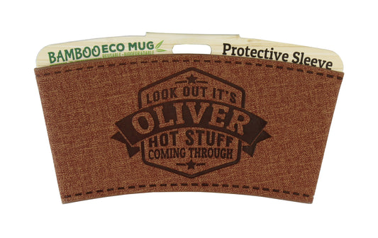 Eco Mug Heat Sleeve/Wrap "Oliver" By History & Heraldry