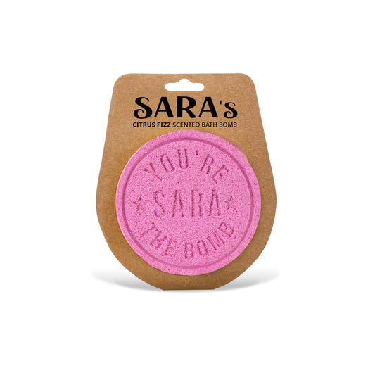 H&H Personalised Scented Bath Bombs - Sara