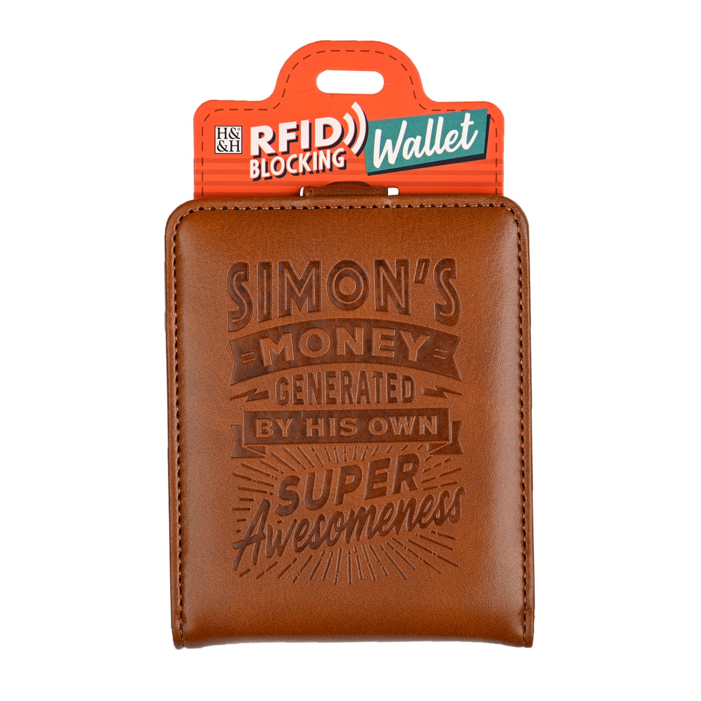 History & Heraldry Personalised RFID Wallet - Simon