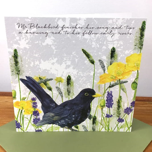 Blackbird Greeting Card