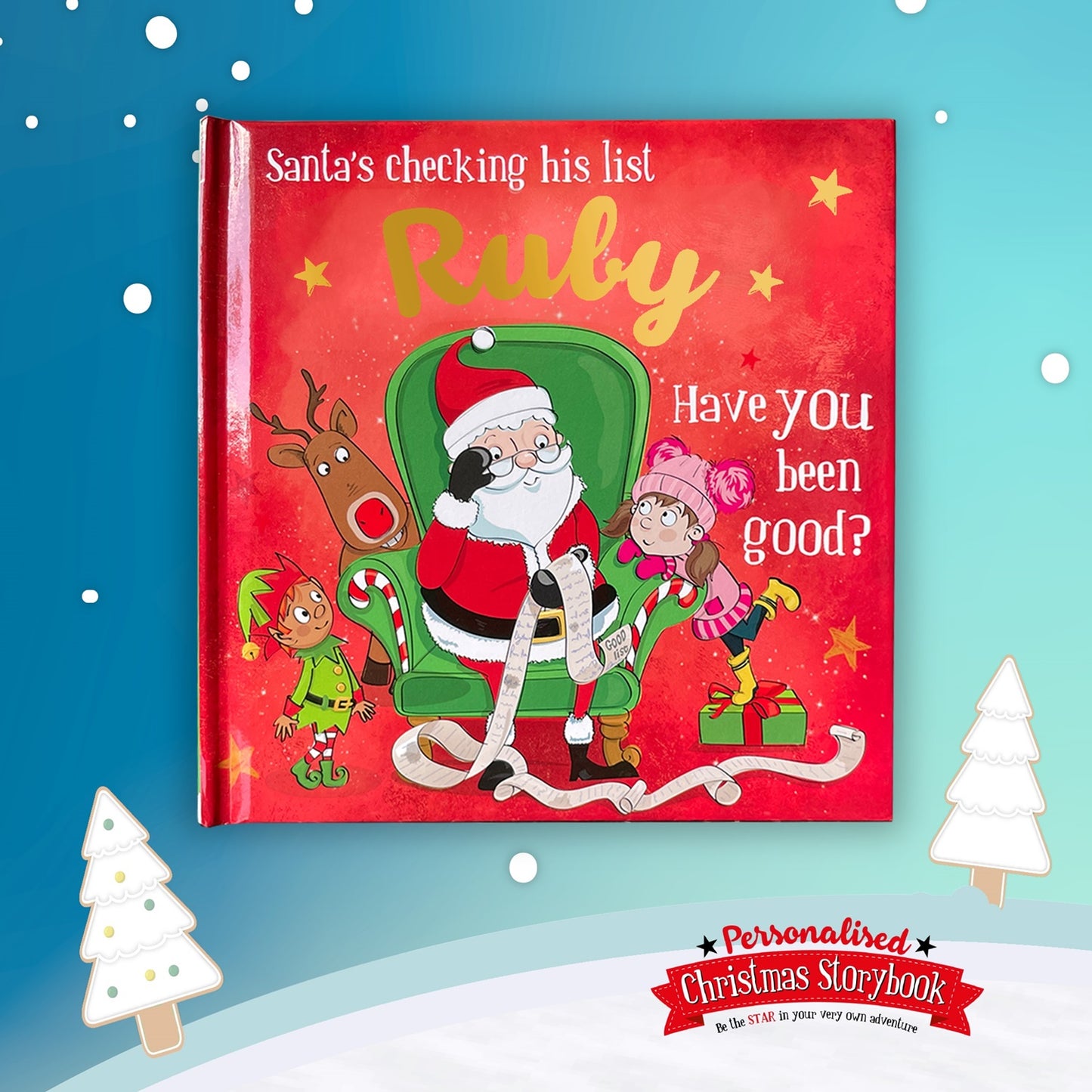 Childrens Xmas Storybook / colouring book   - Ruby