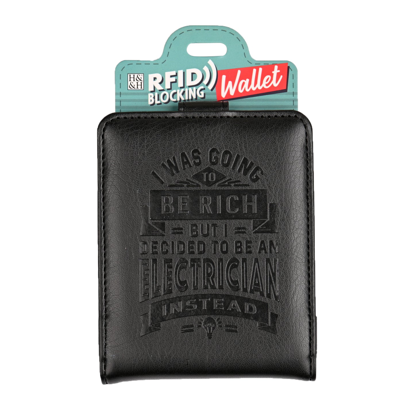 History & Heraldry Personalised RFID Wallet - Electrician