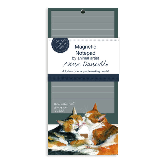 Cats Magnetic Notepad By Little Dog Laughed