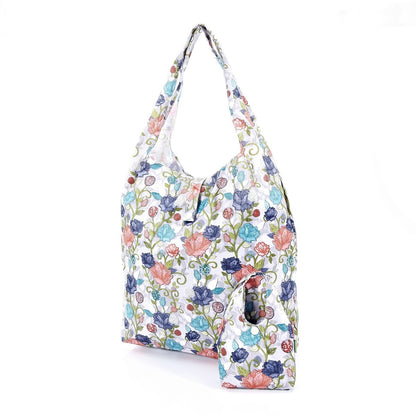 Shopper Bag by Eco Chic Roses Print  Grey