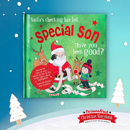 Childrens Xmas Storybook / colouring book   - Special Son