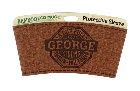 Eco Mug Heat Sleeve/Wrap "George" By History & Heraldry