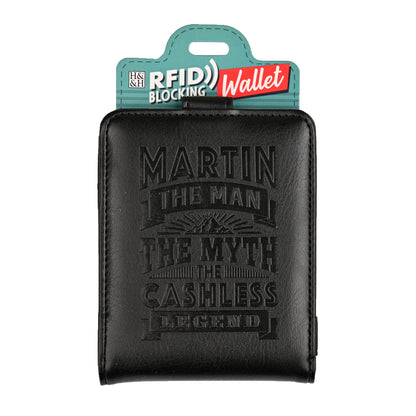 History & Heraldry Personalised RFID Wallet - Martin