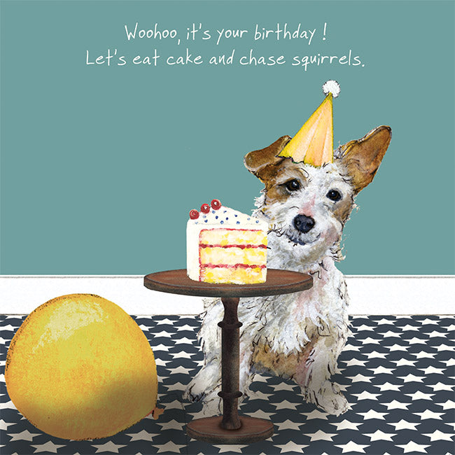 Jack Russell Birthday Card