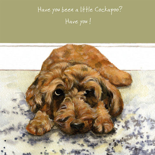 Cockapoo Greeting Card