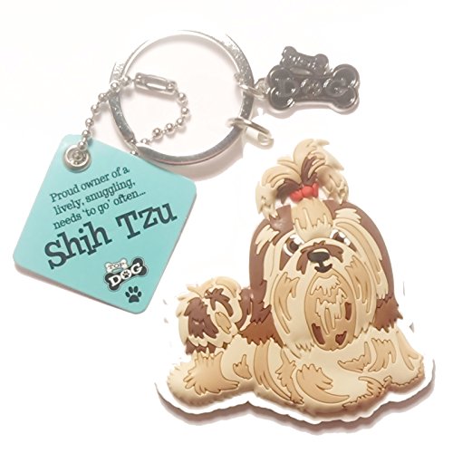 Dog Key Ring "Shih Tzu" by Paper Island Top Dog & Cat Keyrings