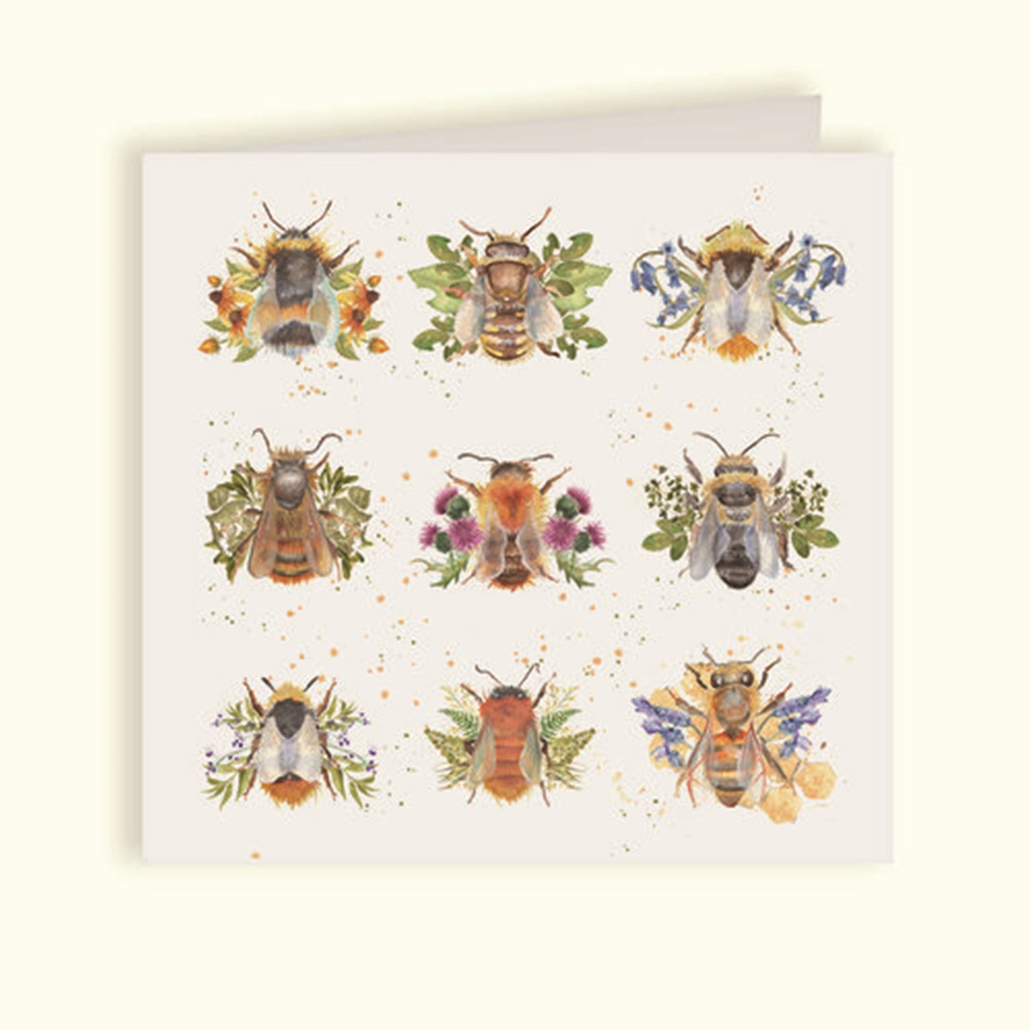 The British collection of Bees Greeting Card