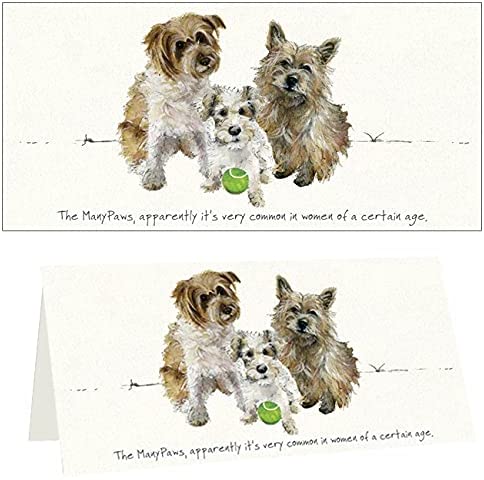 Dogs Greeting Card-The ManyPaws, apparently it's very common in women of a certain age.