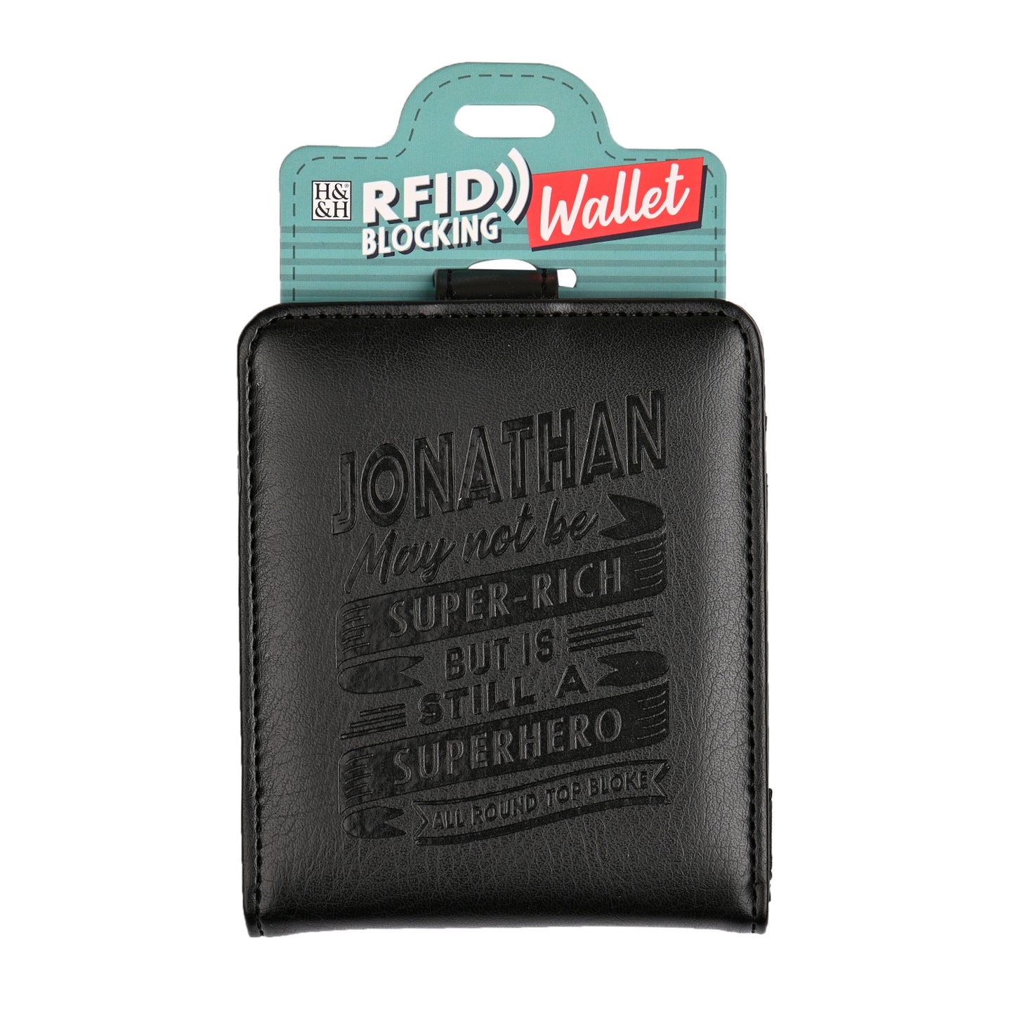 History & Heraldry Personalised RFID Wallet - Jonathan