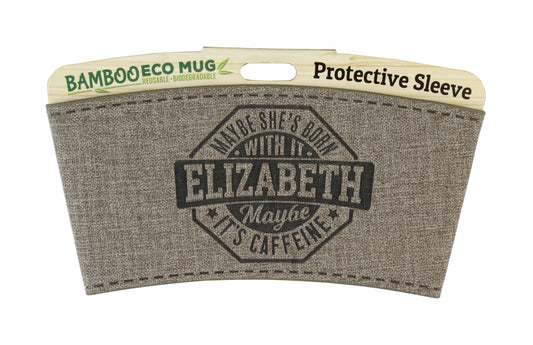 Eco Mug Heat Sleeve/Wrap "Elizabeth" By History & Heraldry