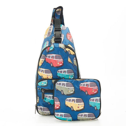 Lightweight Foldable Cross-Body Bag Camper Van  by Eco Chic