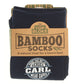 Top Bloke Mens Gift Socks for Him - A Natural Bamboo Treat for "Carl"
