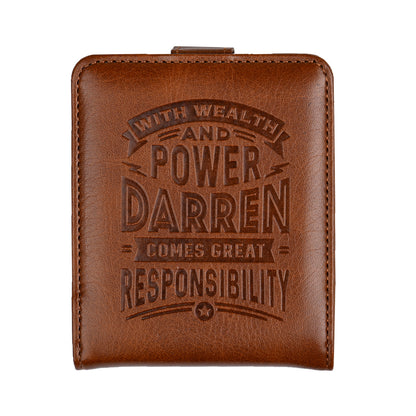 History & Heraldry Personalised RFID Wallet - Darren