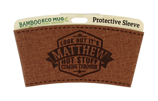 Eco Mug Heat Sleeve/Wrap "Matthew" By History & Heraldry