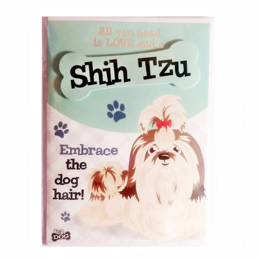 Wags & Whiskers Dog Greeting Card "Shih Tzu" by Paper Island