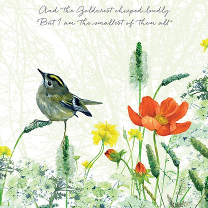 Goldcrest Greeting Card