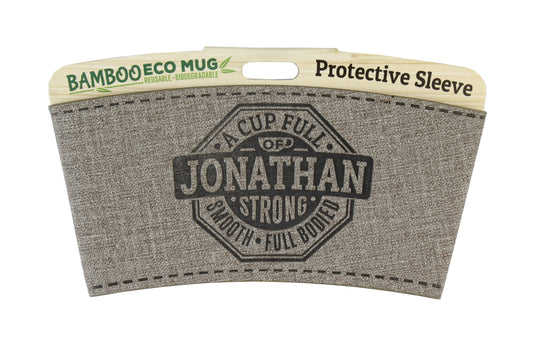 Eco Mug Heat Sleeve/Wrap "Jonathan" By History & Heraldry