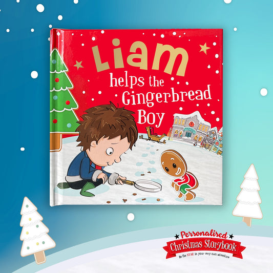 Childrens Xmas Storybook / colouring book   - Liam