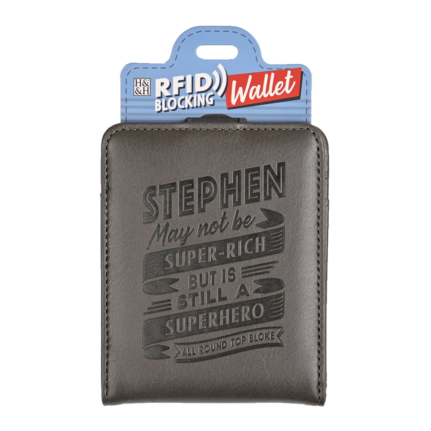 History & Heraldry Personalised RFID Wallet - Stephen