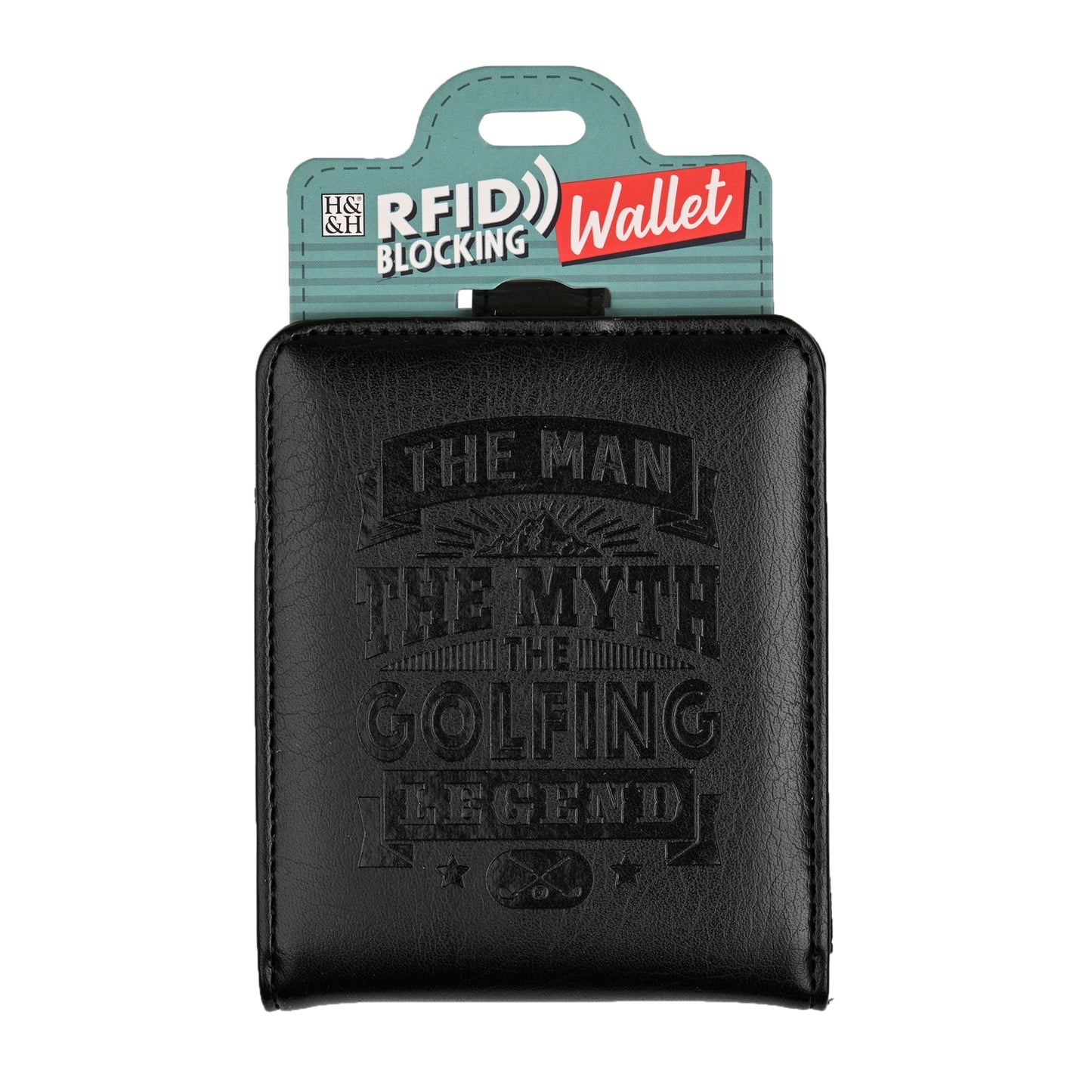 History & Heraldry Personalised RFID Wallet - Golfing