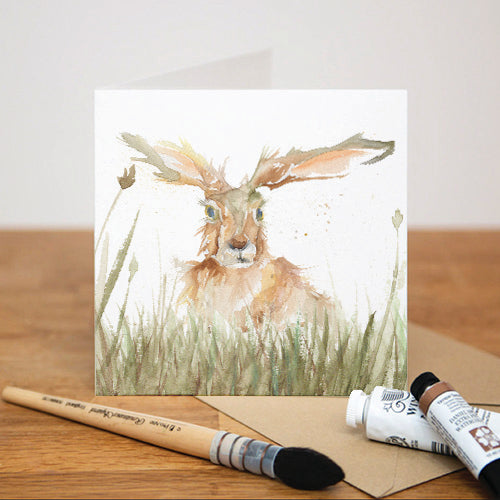 SOLO HARE GREETING CARD
