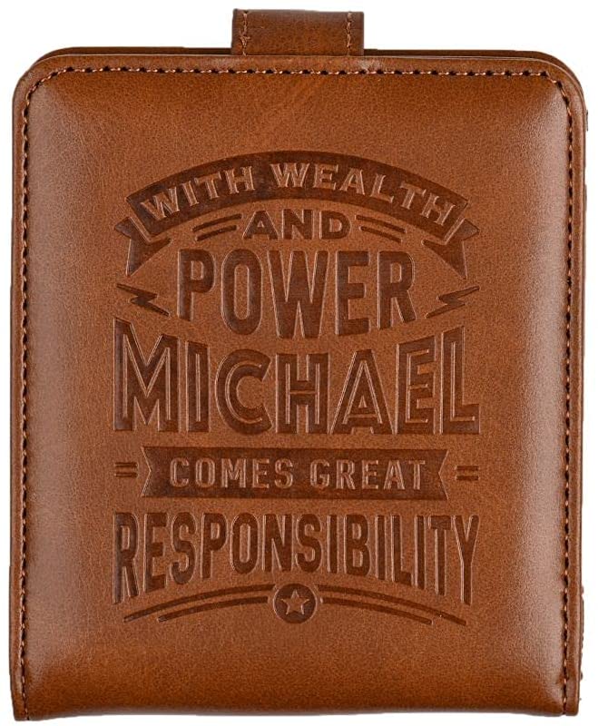 History & Heraldry Personalised RFID Wallet - Michael