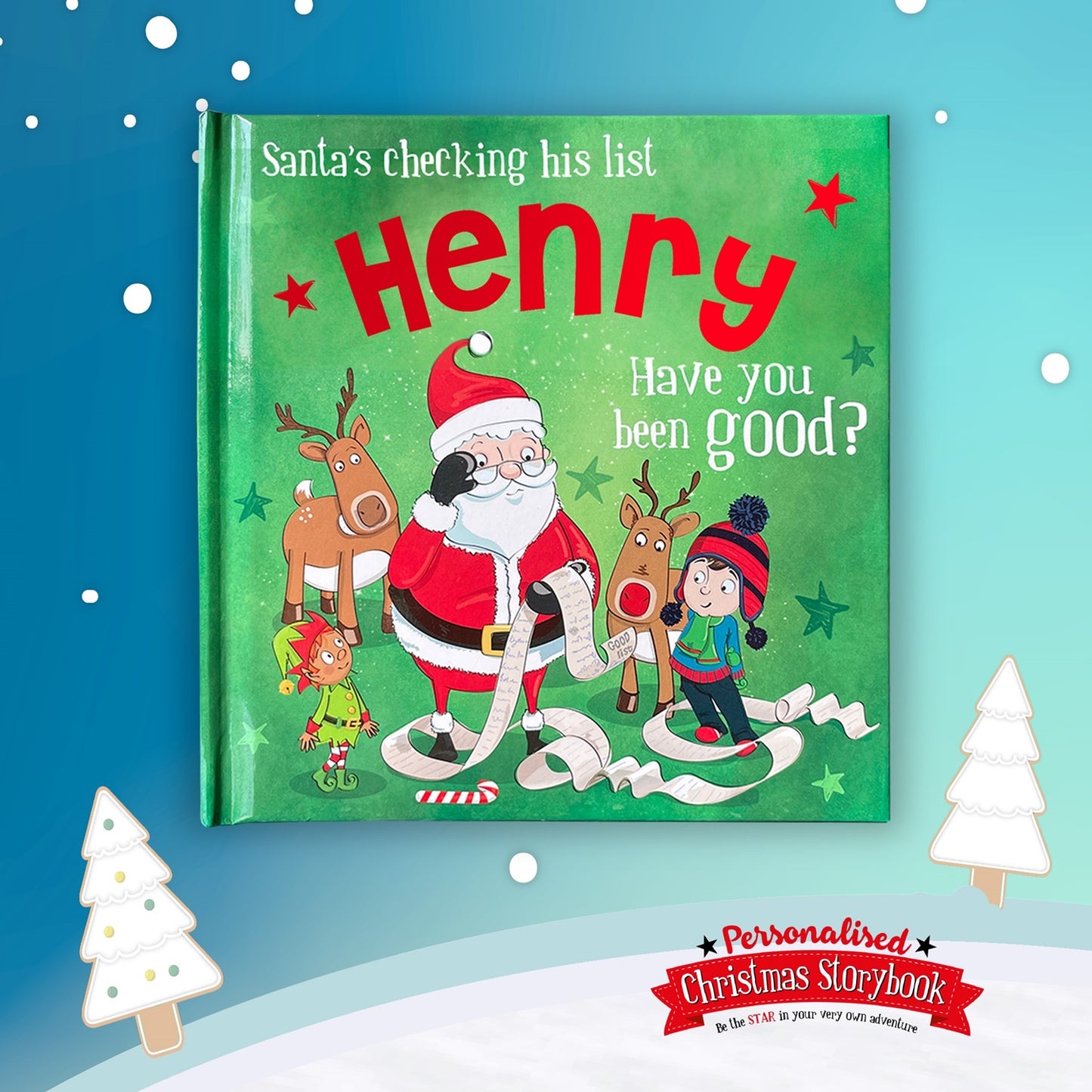 Childrens Xmas Storybook / colouring book   - Henry