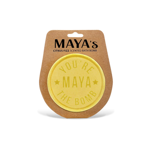 H&H Personalised Scented Bath Bombs - Maya