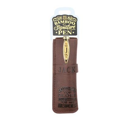 History & Heraldry Personalised Bamboo Signature Pens - Jack