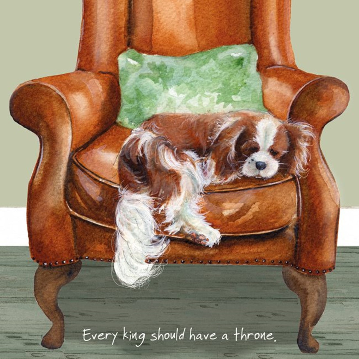 King Charles Spaniel Greeting Card