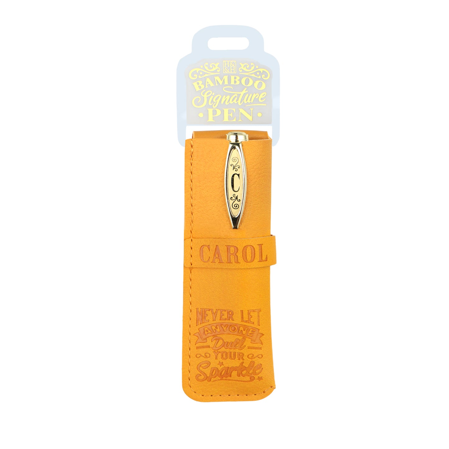 History & Heraldry Personalised Bamboo Signature Pens - Carol