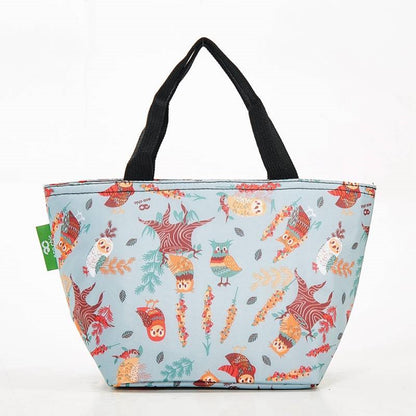 Expandable Cool Bag/Lunch Bag/Insulated Bag - New Owls by Eco Chic