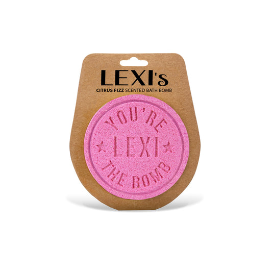 H&H Personalised Scented Bath Bombs - Lexi