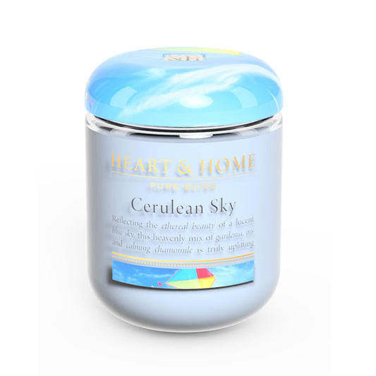 Heart & Home Cerulean Sky Scented Soy Wax Small Candle