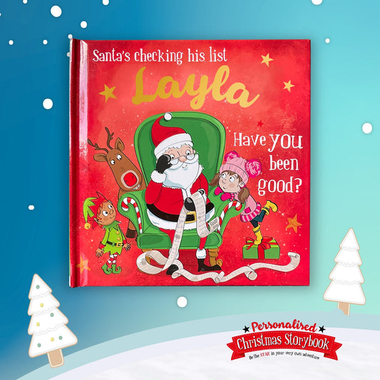 Childrens Xmas Storybook / colouring book   - Layla