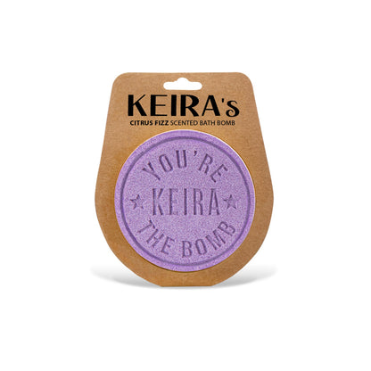 H&H Personalised Scented Bath Bombs - Keira