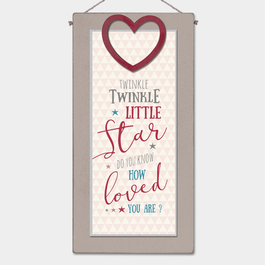 East of India - Long wood sign - Twinkle, twinkle