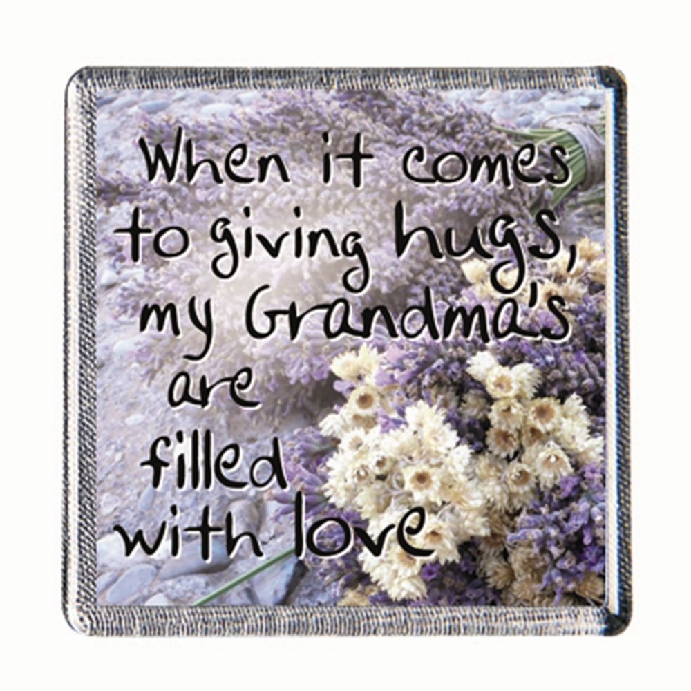 History & Heraldry Sentiment Fridge Magnet When it comes to giving hugs